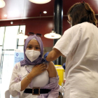 Baja afluencia en la primera jornada de vacunación sin cita en la Universitat de Lleida