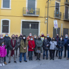 El barrio del Castell de Tàrrega se da a conocer con un pesebre en los balcones