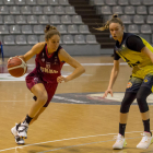 Maria Tous va ser la màxima anotadora de l’equip a Madrid.