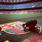 Alves va publicar aquesta imatge per anunciar el seu retorn.