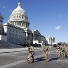 La Guardia Nacional ha tomado Washington, en especial el Capitolio.