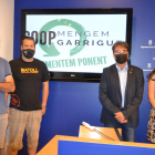 La presentació de la cooperativa Mengem Garrigues ahir a la diputació de Lleida.