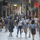 Imatge d'arxiu del Carrer Major de Lleida.