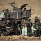 El Ejército israelí ataca con artillería desde la frontera con Gaza.