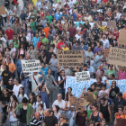 La indignació del moviment 15-M va omplir el 2011 els carrers de Lleida.