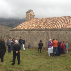 Imatge d’arxiu d’una celebració a l’exterior del temple, tancat des de fa una dècada.