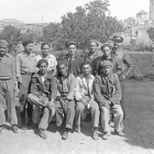 Miembros de las Brigadas Internacionales, en 1938 en Tàrrega. 