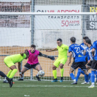 El partido fue igualado e intenso pero sin acierto en las áreas.