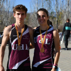 Unai Pérez y Noemí Garcia Bagué, estudiantes de la UdL.