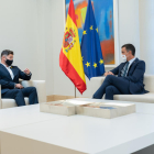 El president del govern espanyol, Pedro Sánchez, i el portaveu d'ERC a Madrid, Gabriel Rufián, en una imatge d'arxiu.
