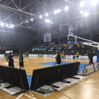 El Cadí se ejercitó ayer en el Sepsi Arena, escenario de todos los partidos de la fase de grupos.
