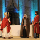 L’antiga catedral es va convertir de nou ahir en l’escenari del casament entre Peronella i Berenguer IV.