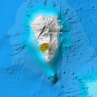 Localització dels sismes a l'illa de La Palma els últims 3 dies.
