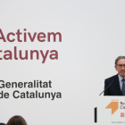 El conseller Giró defensa els comptes del 2022 com els pressupostos que Catalunya necessita.
