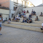 Presentación del programa de FiraTàrrega, ayer.