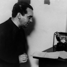 Imatge de Federico García Lorca a Buenos Aires el 1933.