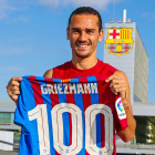 Antoine Griezmann, 100 partidos con el FC Barcelona.