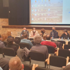 La reunió feta ahir amb alcaldes del pla de Lleida.