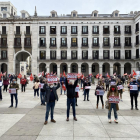 Una de las últimas protestas sindicales para reclamar mejoras en SMI, que hoy se repetirán en Lleida.