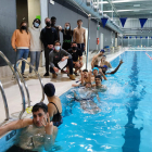 El curso de natación finalizó ayer en el gimnasio Trèvol.
