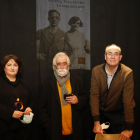 Presentació ahir al Cafè del Teatre del llibre ‘La casa dels avis’.