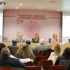 Inauguración ayer del congreso sobre segunda oportunidad que se celebra en Barcelona. 