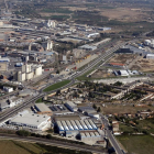 Imatge d’arxiu del Polígon Industrial El Segre, als afores de la ciutat de Lleida.