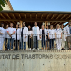 Fotografía de grupo de los profesionales de la Unidad de Trastornos Cognitivos del Hospital Universitari Santa Maria de Lleida. 