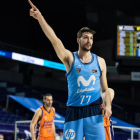 Víctor Arteaga, en un partido de este año con Estudiantes.