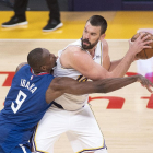 Marc Gasol en un partido con los Lakers, su último equipo.