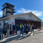 El simulacre que va acollir ahir l’aeroport de la Seu-Andorra.