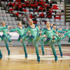 Uno de los grupos que compitió en el Barris Nord en el reciente Campeonato de España.