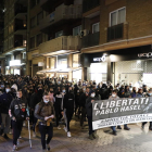 La manifestació, que va sortir de Ricard Viñes, va congregar un miler de persones.