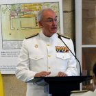 El almirante López Calderón.