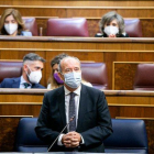 El ministro de Justicia, Juan Carlos Campo, este jueves en el Congreso.