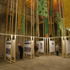 Los marcos de este ‘pabellón’ universitario en Reus fueron readaptados de la exposición sobre arquitectura que acogió el IEI en 2017.