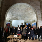 Los asistentes a la entrega de los premios Integra XXI, qe se celebró en el Castell de Gardeny.