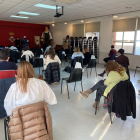 Los aspirantes a la prueba en el examen de este semana.