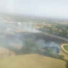 En Lleida ardieron dos hectáreas.