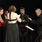 El grupo Ensemble Brudieu en el acto inaugural del FeMAP en La Seu d’Urgell.