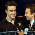 Adrián Campos, amb Alonso, a qui va descobrir i va portar fins a l’F1.