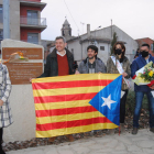 La inauguració de la plaça va ser un dels actes destacats del Correllengua al municipi.