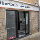 Imatge de l’oficina d’Ibercaja a Puigverd de Lleida.