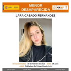 Busquen una menor de 16 anys de León desapareguda des de divendres passat