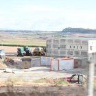 La planta de selecció que es construeix a Montoliu de Lleida.