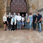 El PP organizó una visita a la parroquia de Sant Llorenç.