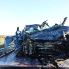 Un cotxe implicat en un accident mortal el novembre a Soses.