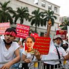 Birmania, paralizada por la huelga contra la junta militar golpista