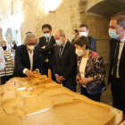 El ministro visitó la Seu Vella durante su visita a Lleida. 