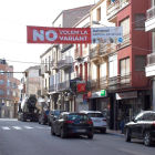Protestes contra la variant a Artesa de Segre.